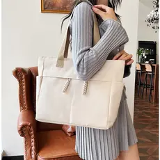 CHENXIAOHONG Bolsa Feminina Tote Estilo Japonês | Bolsa de Ombro Casual com Grande Capacidade para Universidade e Uso Di