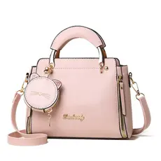 Esta bolsa feminina com padrão de gato pode ser usada como bolsa de ombro, bolsa transversal ou de mão.