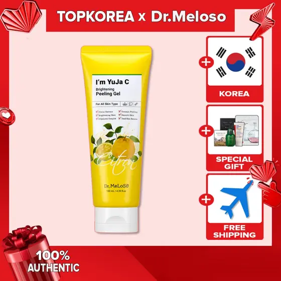 ★ Dr.Meloso I'm Yuja C Gel Peeling Iluminador 130ml/TOPKOREA/Envio Da Coreia /