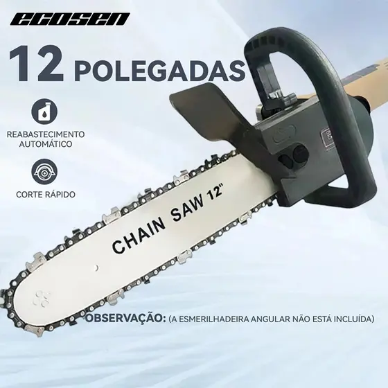 12 pol.Motosserra Adaptador P/ Esmerilhadeira Lixadeira