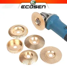 Kit jogo 5 pcs Disco De Desbaste Madeira para Esmerilhadeira 100mm 4 polegadas