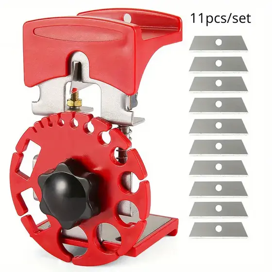 1pc+10pcs Lâminas de Reserva Ferramenta de Despir Fio de Cobre Portátil-Despir Fio de Metal para Despir Fio