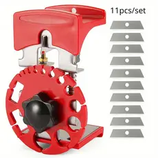 1pc+10pcs Lâminas de Reserva Ferramenta de Despir Fio de Cobre Portátil-Despir Fio de Metal para Despir Fio