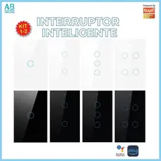 Interruptor Inteligente Toque Wifi 1 2 3 4 Botões Controle Aplicativo Alexa Tuya e Google