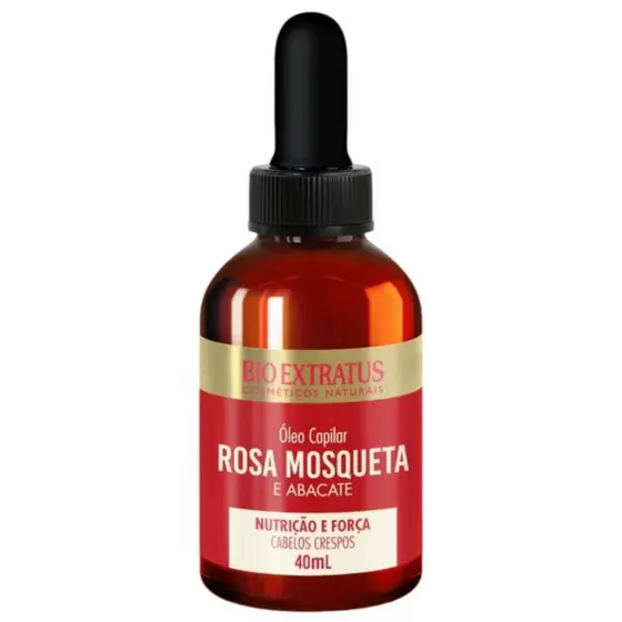 Bio Extratus Óleo Capilar Crespos Rosa Mosqueta- Nutrição e Força 40ml
