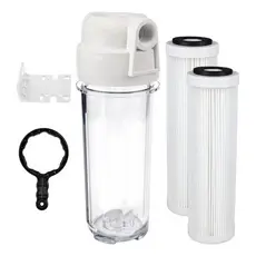 Filtro Água Caixa Água 2 Refil Plissado Lavável Com Suporte