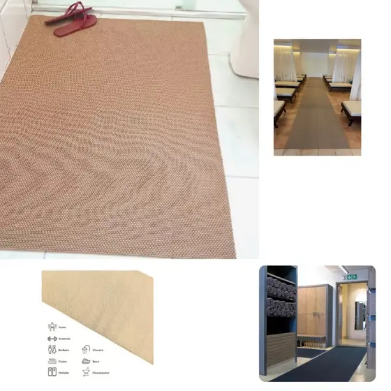 Novo Tapete Piso Antiderrapante Exclusivo Para Banheiro e Box180x80cm