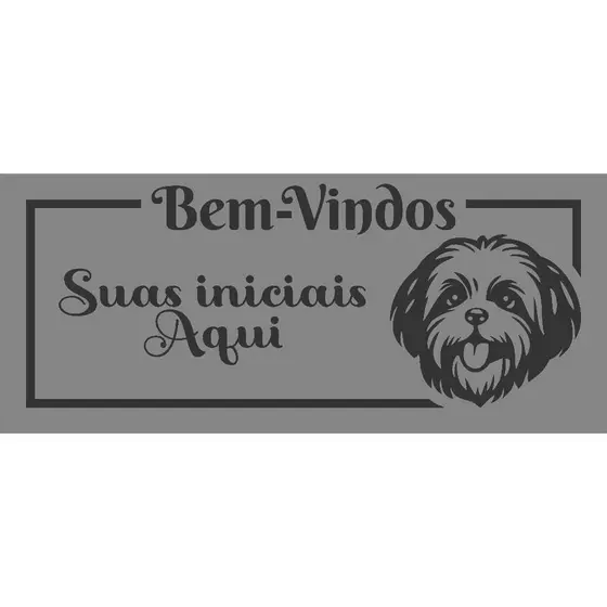 TAPETE PERSONALIZADO - CAPACHO PERSONALIZADO AMANTES DE PET DIVERSOS TAMANHOS