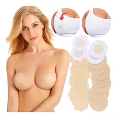 Protetor de Mamilo  Kit 10un Tapa bico dos Seios Adesivo 5 pares