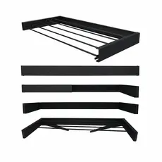 Varal Mágico 120 Cm Retratil 7 Varetas Apartamento Kitnets Casas - Bitenfer Varais