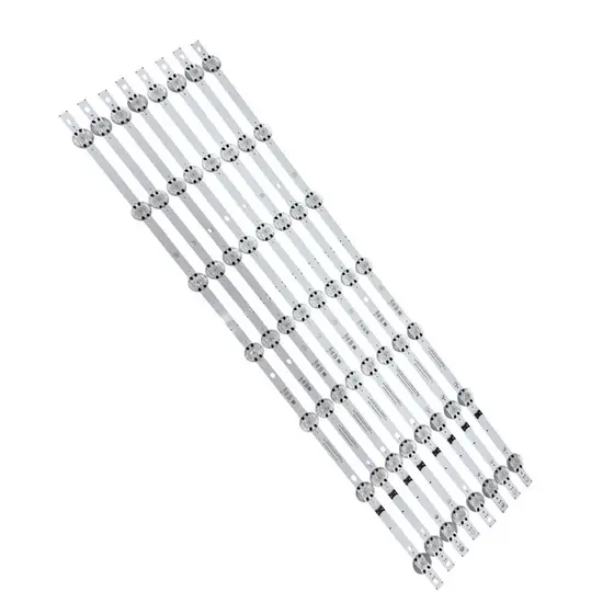 KIT BARRA DE LED PARA TV 65UQ9000PUD 65UP80 65UQ8050PSB 8 BARRAS C/ 7 LEDS