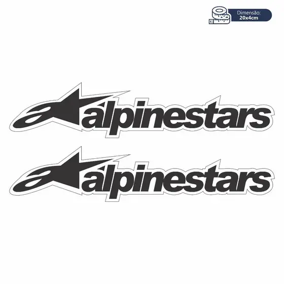 Adesivo Moto Gp Acessórios Moto Capacete KIT c/ 2un