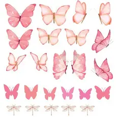 Painel Infantil Adesivo Borboleta Quarto Menina Decorativo
