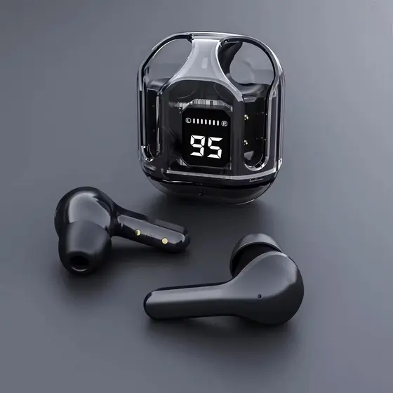 Fone De Ouvido NOVO Ruído Cancelando Earbuds Bluetooth Sem Fio HiFi Stereo Com Carregamento De Visor Digital JIMMY