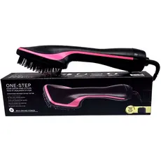Secador de Cabelo Escova Elétrica 2 em 1 110V Escova Secadora Modeladora Alisadora Profissional
