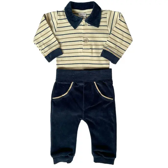 Kit 2 Peças Conjunto Pagão Bebê Recém Nascido Suspensório