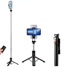 Bastão Tripé Pau De Selfie Suporte Celular Com Controle 170cm Remoto Bluetooth Para 360 Profissional em Fio Reforçado