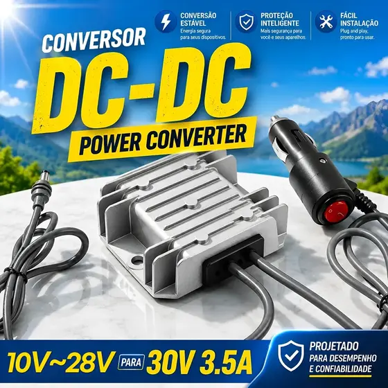 2/3m Starlink Mini Dc Converter Cable DCDC 12/24v to 30v for Vehicles Conversor Para Automotivo Plug Veicular Uso Imedia