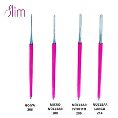 kit Desencravador Rosa Manicure Pedicure Podologia