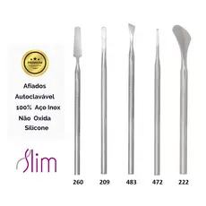 Kit Podologia Profissional Slim 5 Instrumentos Podólogo