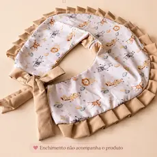 Capa para Almofada de Amamentação com Babado – Diversas Estampas
