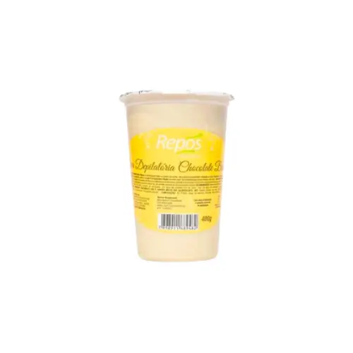 Cera Depilatória Chocolate Branco 400g Repós