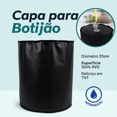 Capa Protetora Impermeável para Botijão de Gás 13 kg – Preta, Resistente, Externa