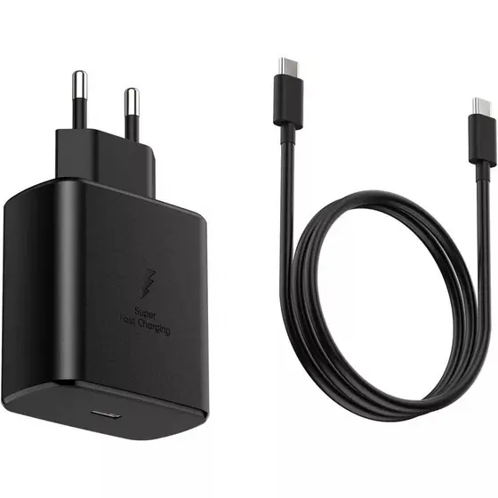Carregador 45w Turbo USB C S24 S21 S23 Super Rápido Tipo C Para Celular