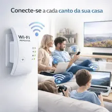 Repetidor Amplificador De Sinal Wifi 300/mbps Ultra Rápido sinal forte