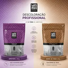 Pó Descolorante Yamá - Germe de Trigo ou Ametista 300g