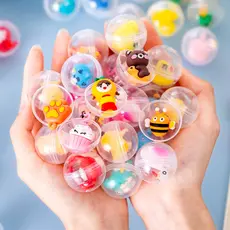 10PCS 32MM Surpresa Capsula De Ovo De Brinquedo Novidade Divertida Mini Boneca Animal Modelo Gashapon Ball Brinquedos De Bola Para Crianças