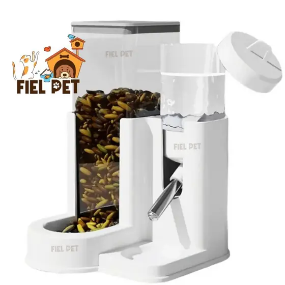 Comedouro E Bebedouro Dispenser Automático Para Hamster e Roedores