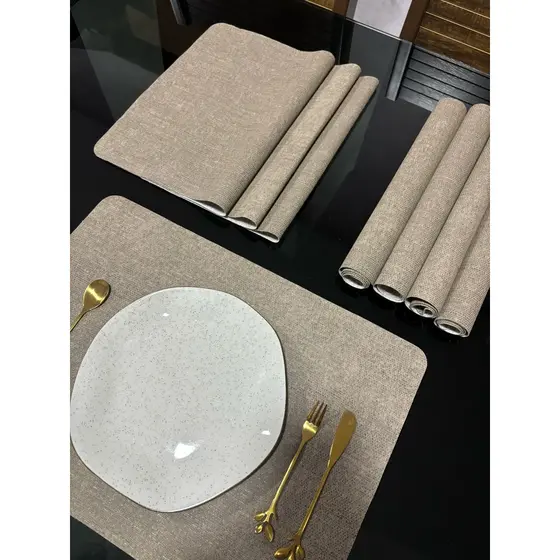 Jogo Americano Mesa Posta Luxo | Kit até 10 Peças | Moderno, Sofisticado e Antimanchas
