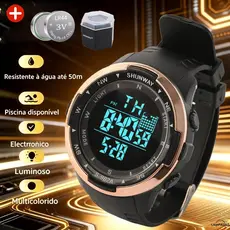 Relógios Masculino Militar A Prova D Água De Luxo Digital Esportivo Cronômetro Eletrônico