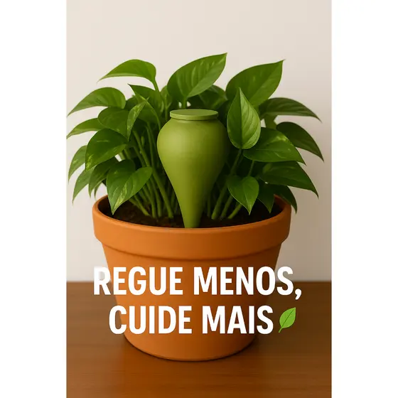 🌿 Regador Gotejador Automático para Vasos | Versão 2.0 Compacto, Leve e Já Pronto para Uso