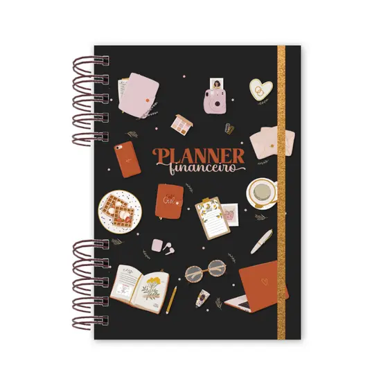 Agenda Planner Financeiro: Meu Planner Black