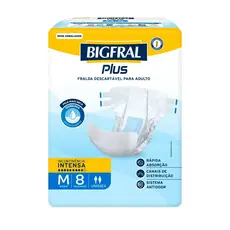 Fralda Bigfral Plus M 8 Unidades