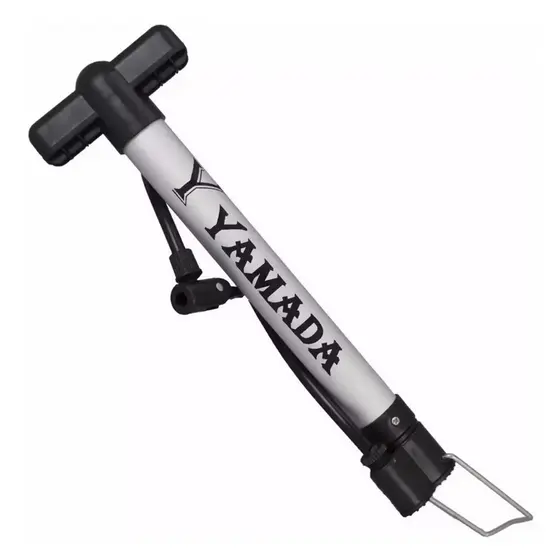 Bomba de Encher Pneu de Bike Portátil – Alumínio, 30cm, Compacta e Eficiente – Yamada