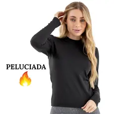 Blusa Feminina Térmica Peluciada Segunda Pele Inverno Frio