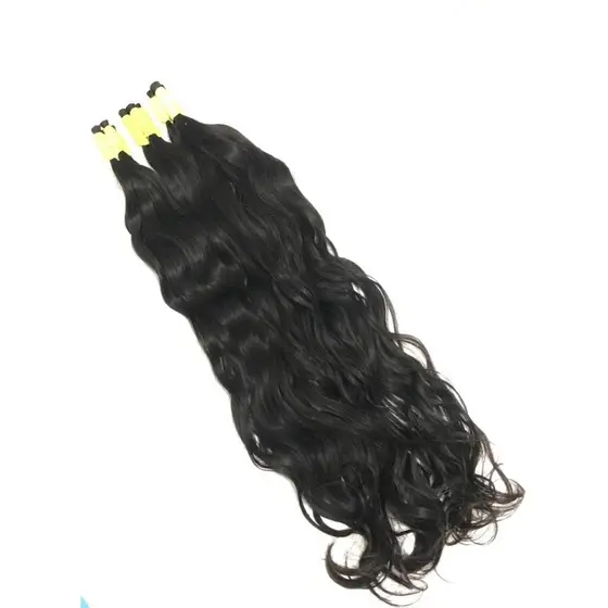 Cabelo Humano Indiano Liso Ondulado De 80cm Com 50 Gramas.