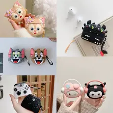 Capa Silicone Personalizada Para Fone AirPods Pro/ AirPods Pro 2/AirPods Pro 3 Fofos