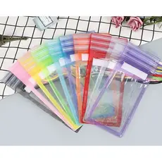 Capa Bolsa Protetora Impermeável Transparente Para Celular Universal