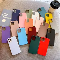 KIT 3 Capinha Capas de Silicone Colorido Para iPhone 13 XR 11 12 13 14 15 15Plus 15Promax 16 16E 17 17Promax