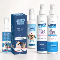 Kit Power Clean Spray + Kit Banho Completo ( Shampoo + Condicionador + Limpa Lágrimas Ácidas )