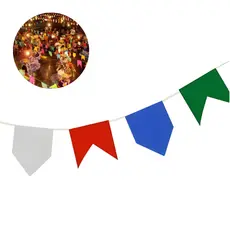 Bandeirinha Festa Junina De Plástico 10 Metros Decoração