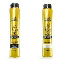 Kit Shampoo E Condicionador Sem Sal  Cavalo de Raça - Minas Fórmula - 500 ML