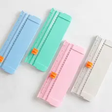 Guilhotina Cortador de Papel A4 Portátil Lâmina para Escritório Artesanato Scrapbook Fotos