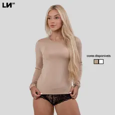 Blusa Manga Longa Básica Segunda Pele Térmica Inverno
