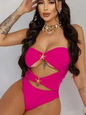 Bory feminino estrela tomara que caia moda luxo primavera verão