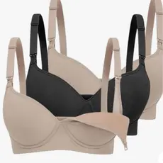 Sutiã Amamentação Amamentar Com Bojo E Aro Plus Size Sustentação